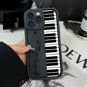 New Sky Eye Ladder phone case with piano note personalized creative design, fun and fashionable, compatible with iPhone 17/16/15/14/13/12/11/X/XS/XS Max/16E/12/13 Mini, shockproof soft TPU back cover, a holiday gift for friends, family, and yourself., Acc
