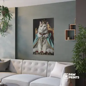 Custom Queen Pet Portrait Poster