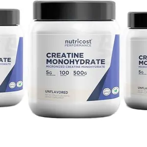 Nutricost Creatine Monohydrate Supplement for Enhanced Athletic Performance and Muscle Growth - Ideal for Athletes, Fitness Enthusiasts, and Sports Fans