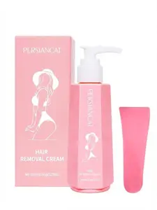 Women's Intimate Depilatory Cream - Gentle, Moisturizing, Smooth Hair Removal for Sensitive Skin - Private Bikini Area Use - Strawberry-Infused Razor & Wax Alternative - Salon-Quality Body Care Cosmetic with Moisturizer