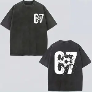 Soccer #67 shirt, soccer #67 shirt with dripping ball tee, cool goalkeeper gloves and football tee, classic youth soccer team player shirt