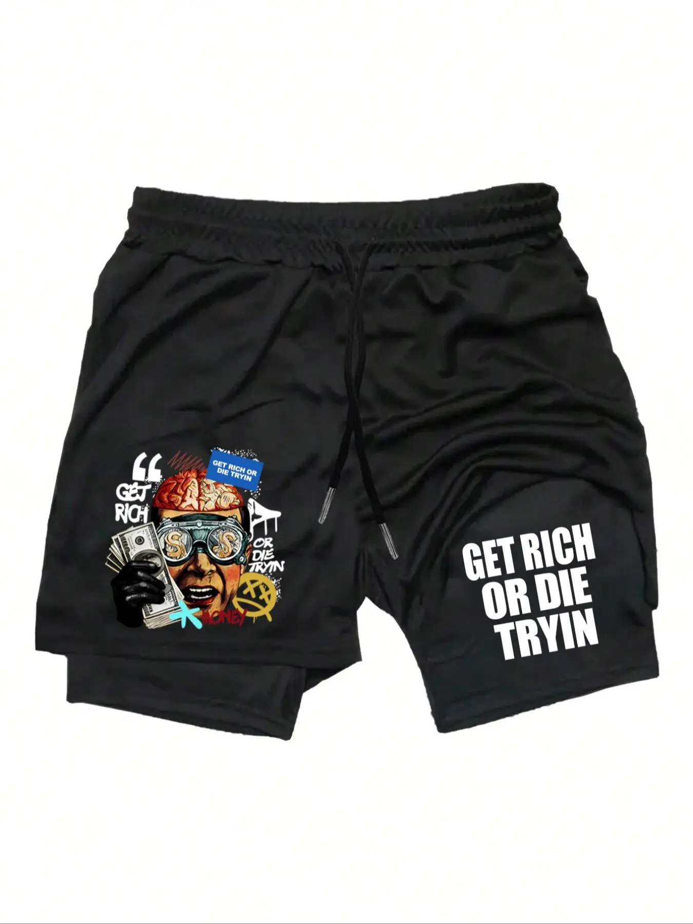 Men's Regular Fit Letter Print Boxer Briefs, Casual Comfy Breathable Underwear for Daily Wear, Mens Underwear for Summer
