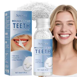 [Buy 1 Get 2 Free] Tooth Repair Kit, Temporary Tooth Filling Kit for Cavities, Dentures and Broken Teeth, Moldable Fake Teeth Repair Beads, Broken Teeth Replacement Denture