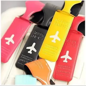 Travel Luggage Tags for Suitcases, Anti-Lost ID Identification Tags, Writeable Name Labels for Airport Check-in, Travel Business Trip Baggage Hang Tags