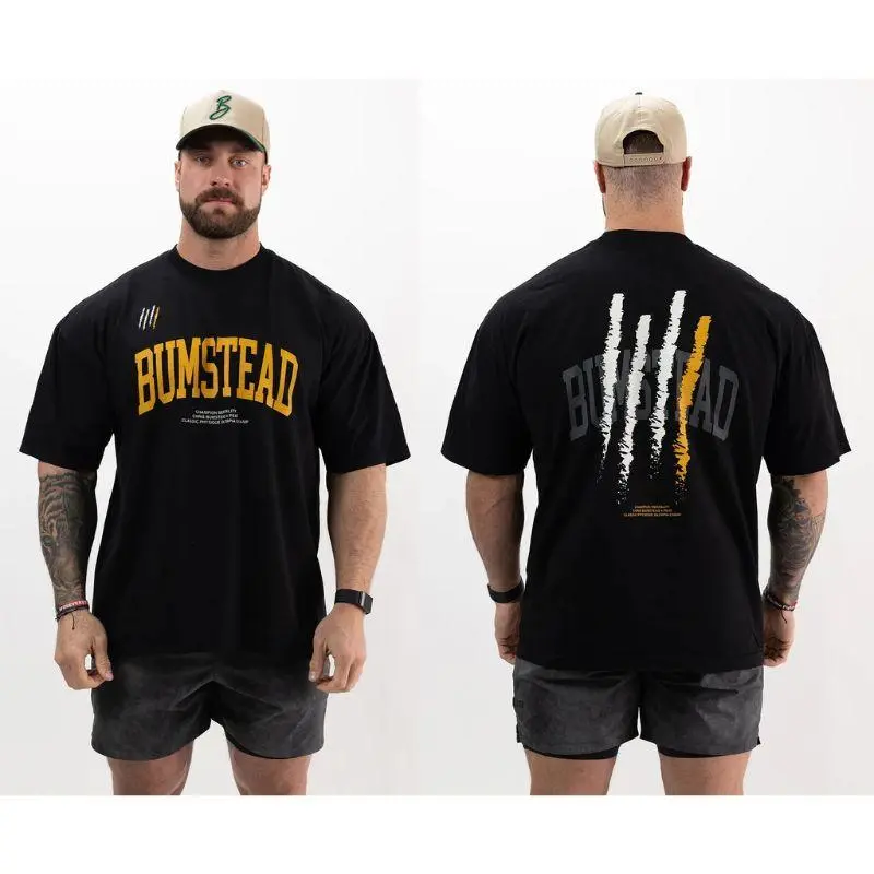 CBUM Men's Gym T-Shirt, Bumstead Peat Physique Olimpia T-shirt, For Summer Exercise Top, Men Crewneck Shirt