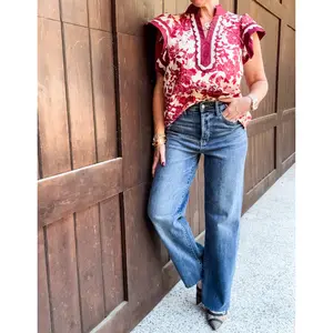 Judy Blue "JUDY" High Rise Hidden Button Fly Straight Leg Jeans