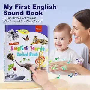 English Word Learning Machine, Children's Electronic Educational Equipment, Educational Companion Reading Machine, Preschool Early Education Homework Machine, Preschool Enlightenment E-book Pastel