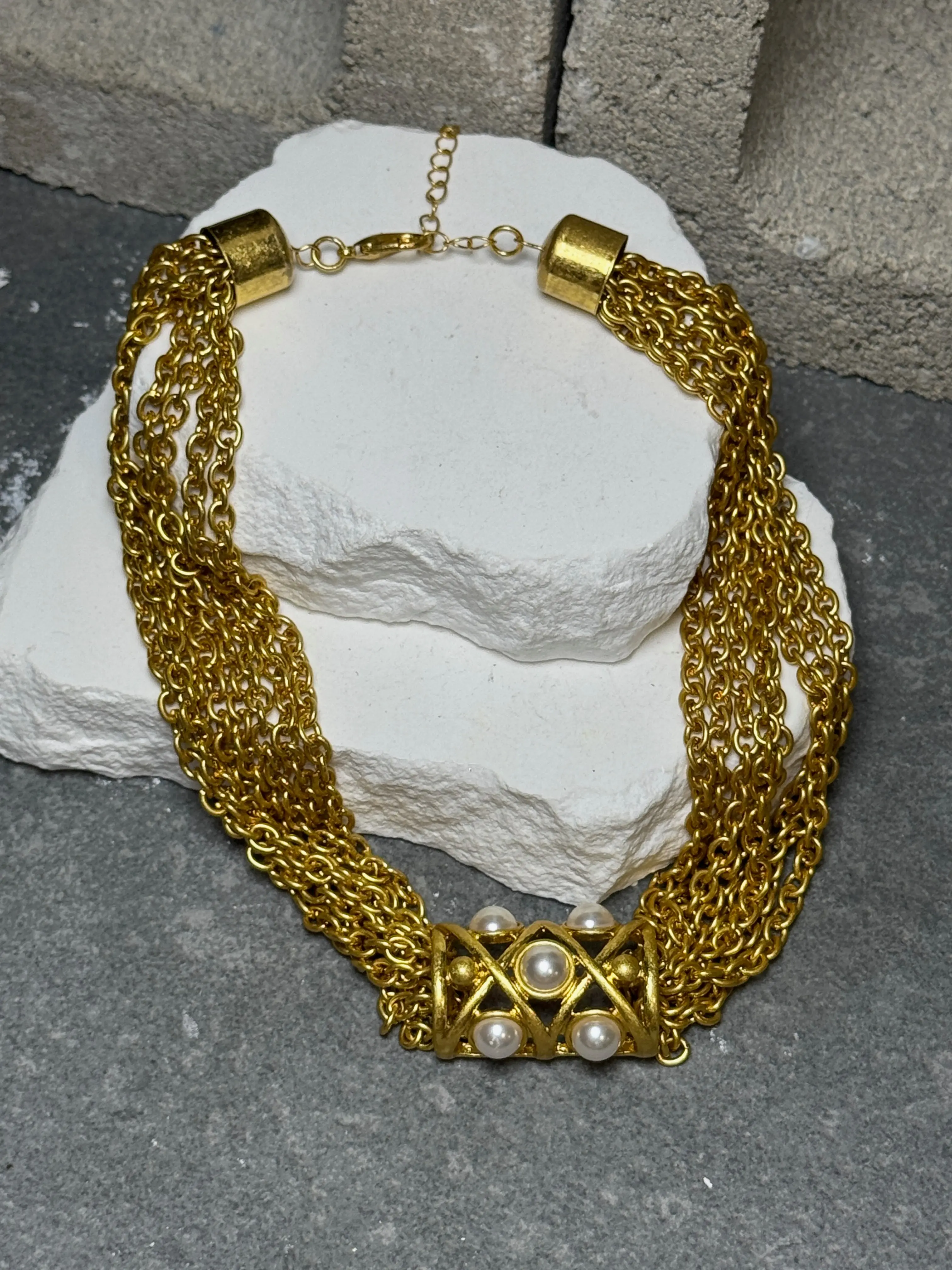 The Heiress Pearl Stacked Necklace