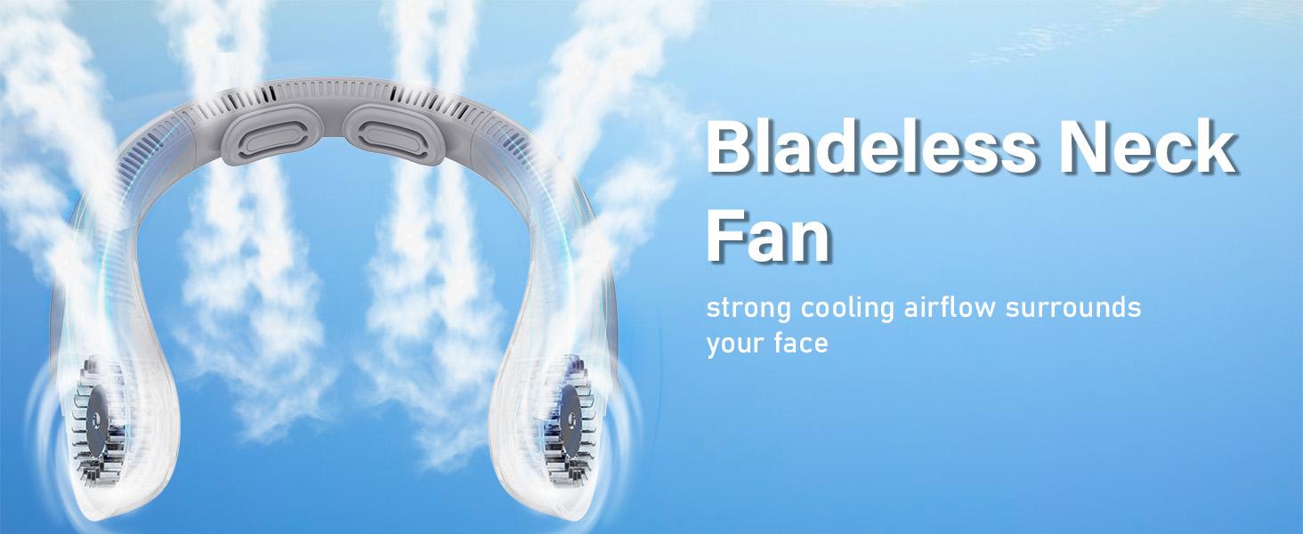 BEYYON Ergonomic Bladeless Neck Fan with Neck Support, 5-Speed Rechargeable, 15H Long Lasting, Ultra Quiet Rechargeable Cooling Fan for Travel, Outdoor, Hot Flashes, Golf, Office BEYYON Ergonomic Bladeless Neck Fan with Neck Support, 5-Speed Rechargeable, 15H Long Lasting, Ultra Quiet Rechargeable Cooling Fan for Travel, Outdoor, Hot Flashes, Golf, Office