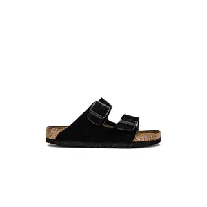 BIRKENSTOCK Arizona Soft Footbed Sandal in Black