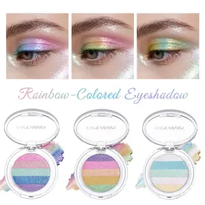 5 Colors Glitter Eyeshadow, Multichrome Chameleon Eye Shadow Palette, Long Lasting Shiny, Waterproof & Smudgeproof Sparkle Shimmer Eyeshadow, Lightweight Eye Shadow Fairy Makeup for Women & Girls Best Gift for New Years for Girlfriend Women