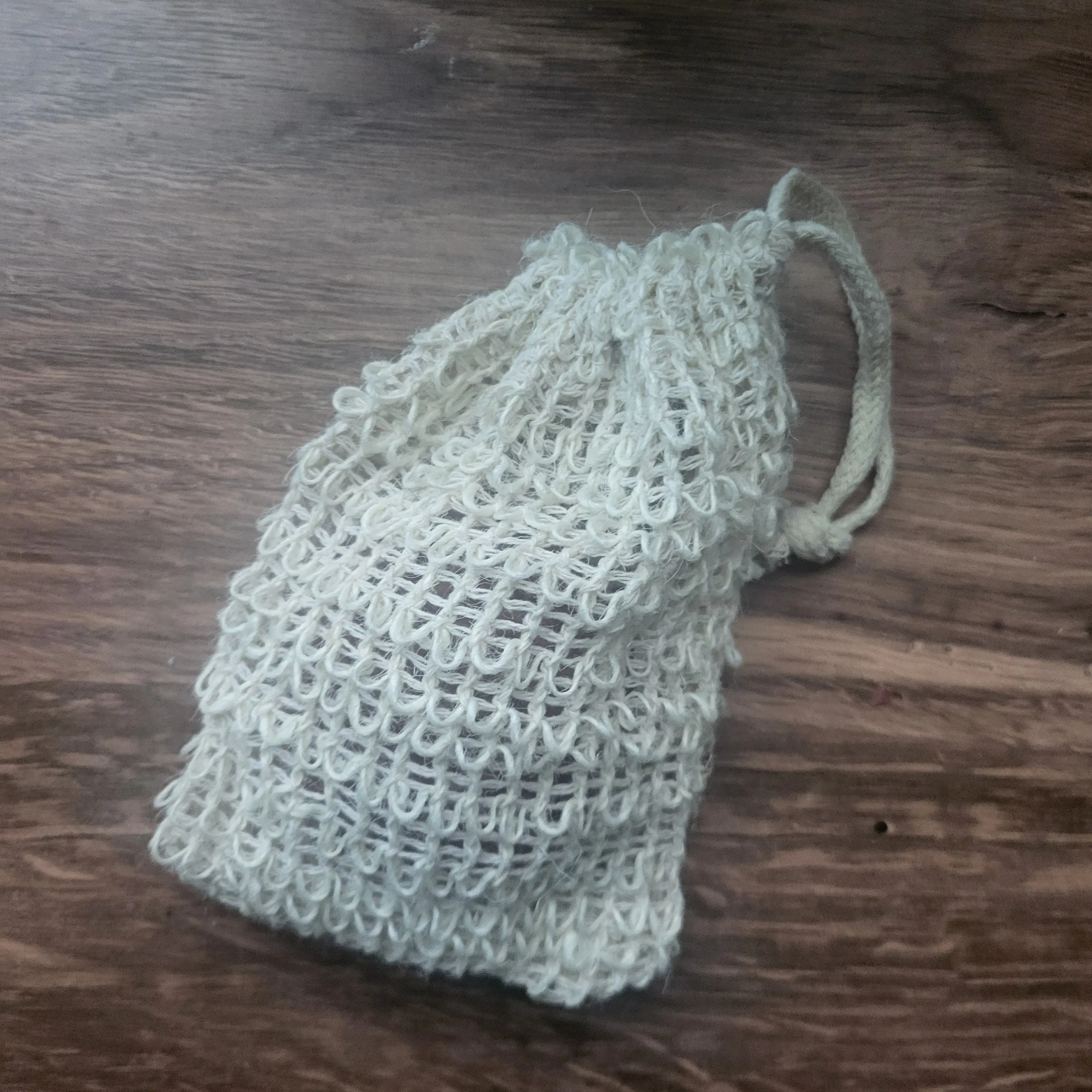 Natural Sisal Exfoliating Soap Saver Bag