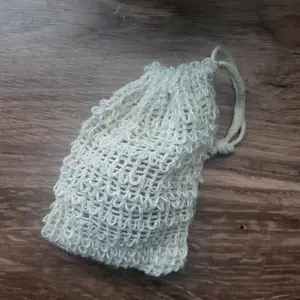 Natural Sisal Exfoliating Soap Saver Bag