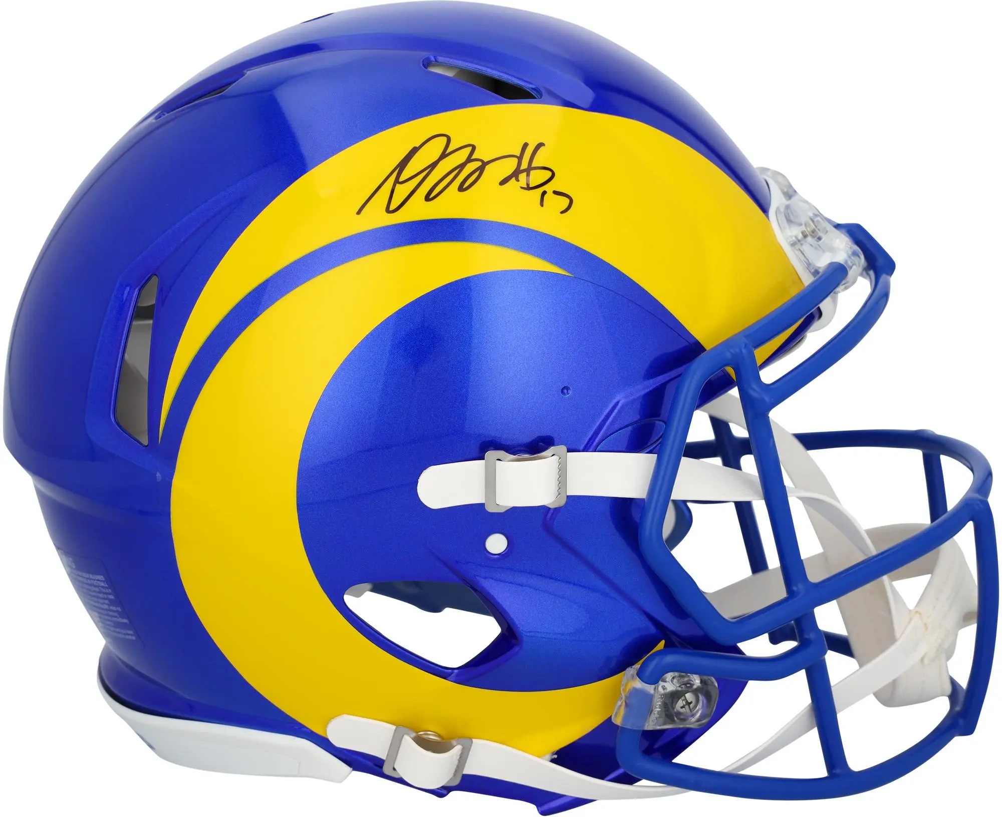 Davante Adams Los Angeles Rams Autographed Riddell Speed Authentic Helmet - Fanatics Authentic Certified