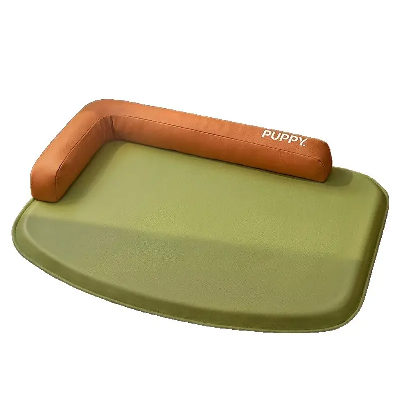 Waterproof Cooling Pet bed for Dogs & Cats - Spring Summer Mat with Cooling Sleep, Chew-Resistant, Solid, Detachable Washable Pad, Scratch-Resistant, Stylish Secure Resting Spot, Durable Portable, Soft Couch Protector, Versatile Blanket