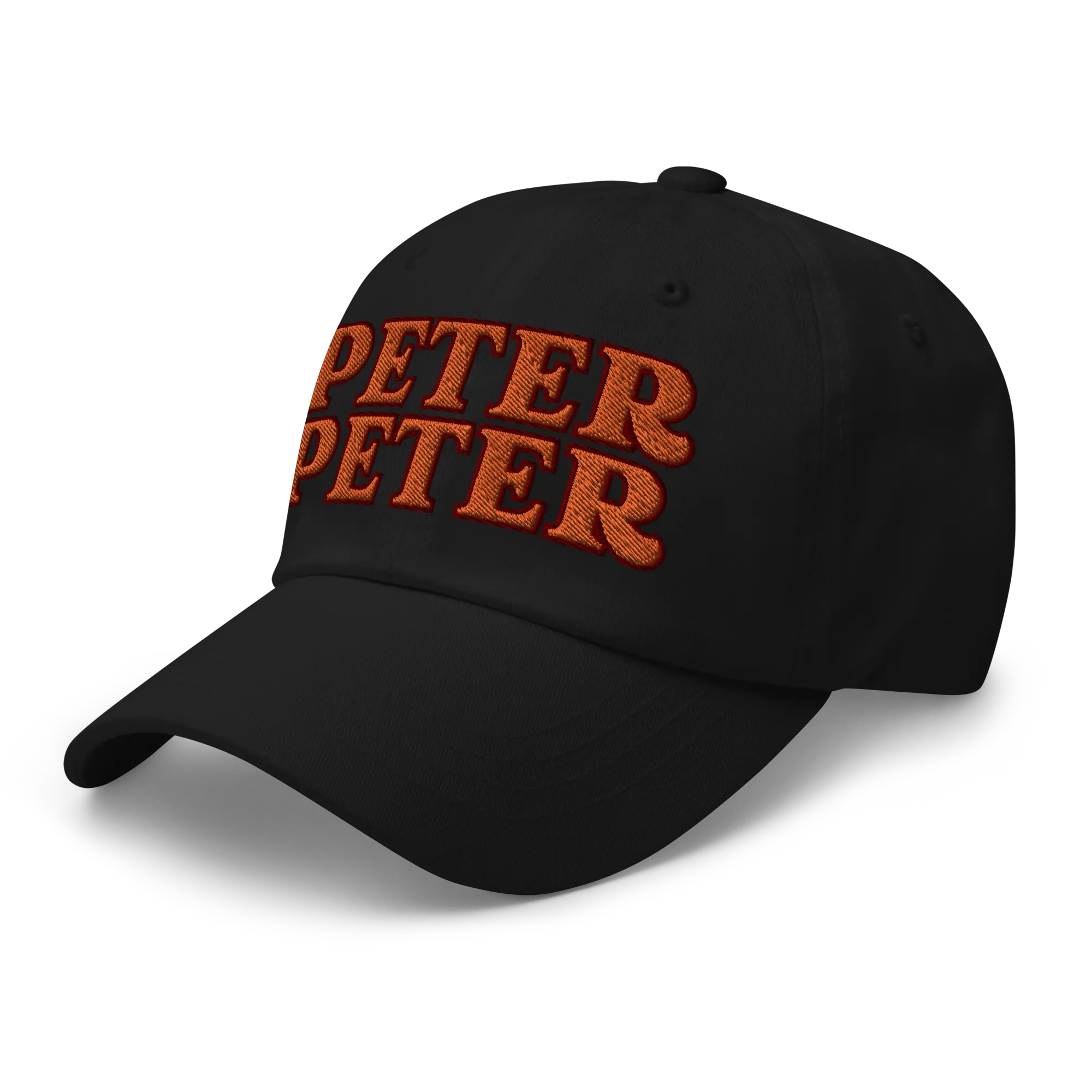 RIVEMUG NG Peter Peter Embroidered Curved Bill Cap Relaxed Fit Low Crown Adjustable Halloween Dad Hat