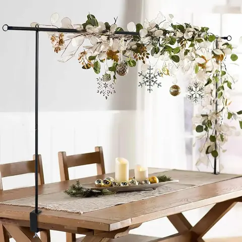 Heavy Duty Adjustable Table Rack Arch - Stable Metal Balloon Arch Stand for Parties, Weddings, Birthdays, Birthday Party Decorations Without Power Supply, Balloon Decorations