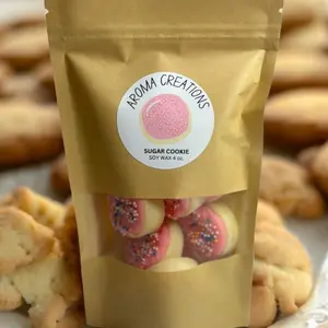 Sugar Cookie Wax Melts- Frosted Cookie Wax Melts -Realistic Fake Food Wax Melts- Candle Decor -Aroma Cozy Scent- Gift Ideas