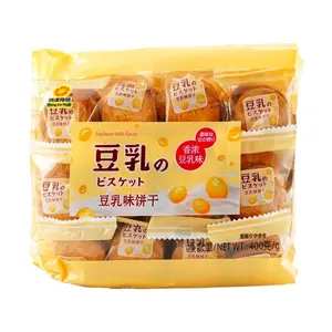 HONGDA Soy Milk Flavor Cookies 400g - Delicious & Nutritious Snack