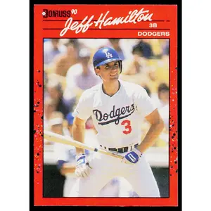 Jeff Hamilton 1990 Donruss #321 Los Angeles Dodgers