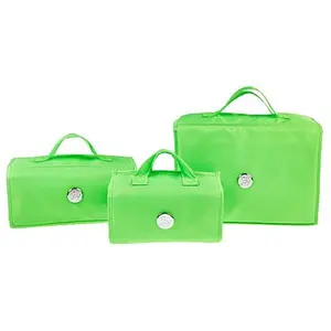 Joy Mangano Joy CleanBoss Store Everything & More 3-piece Big Beauty Cases