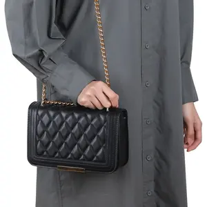 Lola Mae Quilted Classic Satchel Bag Convertible Shoulder Strap