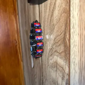Haitian flag bracelet