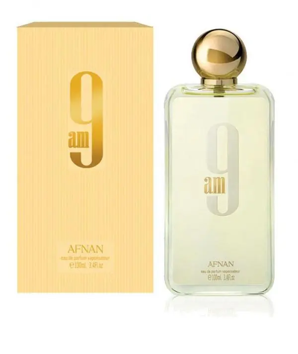 Afnan 9AM U Eau de Parfum for Men - 3.4 fl oz EDP Spray, Daily Wear Fragrance, Fresh Woody Scent with Citrus & Lavender, Long-Lasting Cologne, Men's Colognes, Single Item