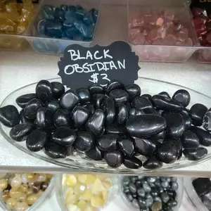 🖤✨ Black Obsidian Tumbles – Protection, Release and Grounding 🌑