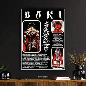 Baki Hanma Anime Manga Poster