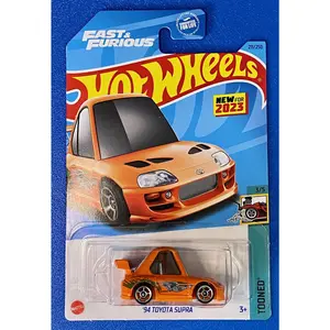 Toyota Supra 94 Orange Tooned Hot Wheels Fast & Furious