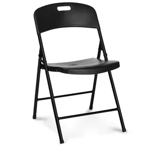 Oline Folding Chair, Indoor Outdoor Plastic Commercial Stackable Foldable Guest Chairs for Events Office Party Picnic Kitchen Dining, 350lb Capacity