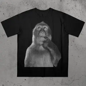 Funny Monkey Shirt, Stupid Meme Tshirt, Dank Memes Tee, 90s Vintage Bootleg