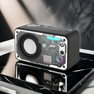 Portable Party Speaker with HD 3D Sound &  LED Show | Bluetooth Dual Pairing TF Play Ultimate Outdoor Event Upgrade