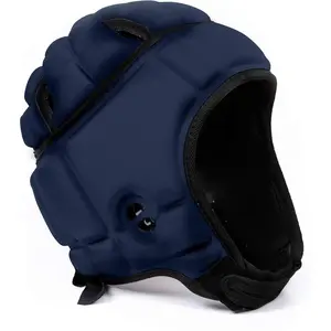 Soft-shell helmet, featuring professional impact engineering protection, lightweight helmet--suitable for American football, rugby, sevens rugby, and mixed martial arts