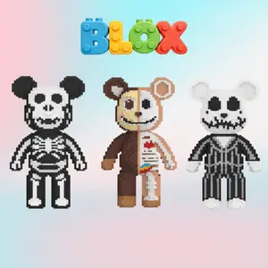 Bolx Toy 3D Bear Micro Blocks Anime Figure Set