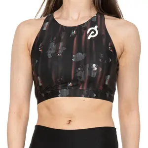 PELOTON Show Up High Neck Sports Bra - Low Impact Size M