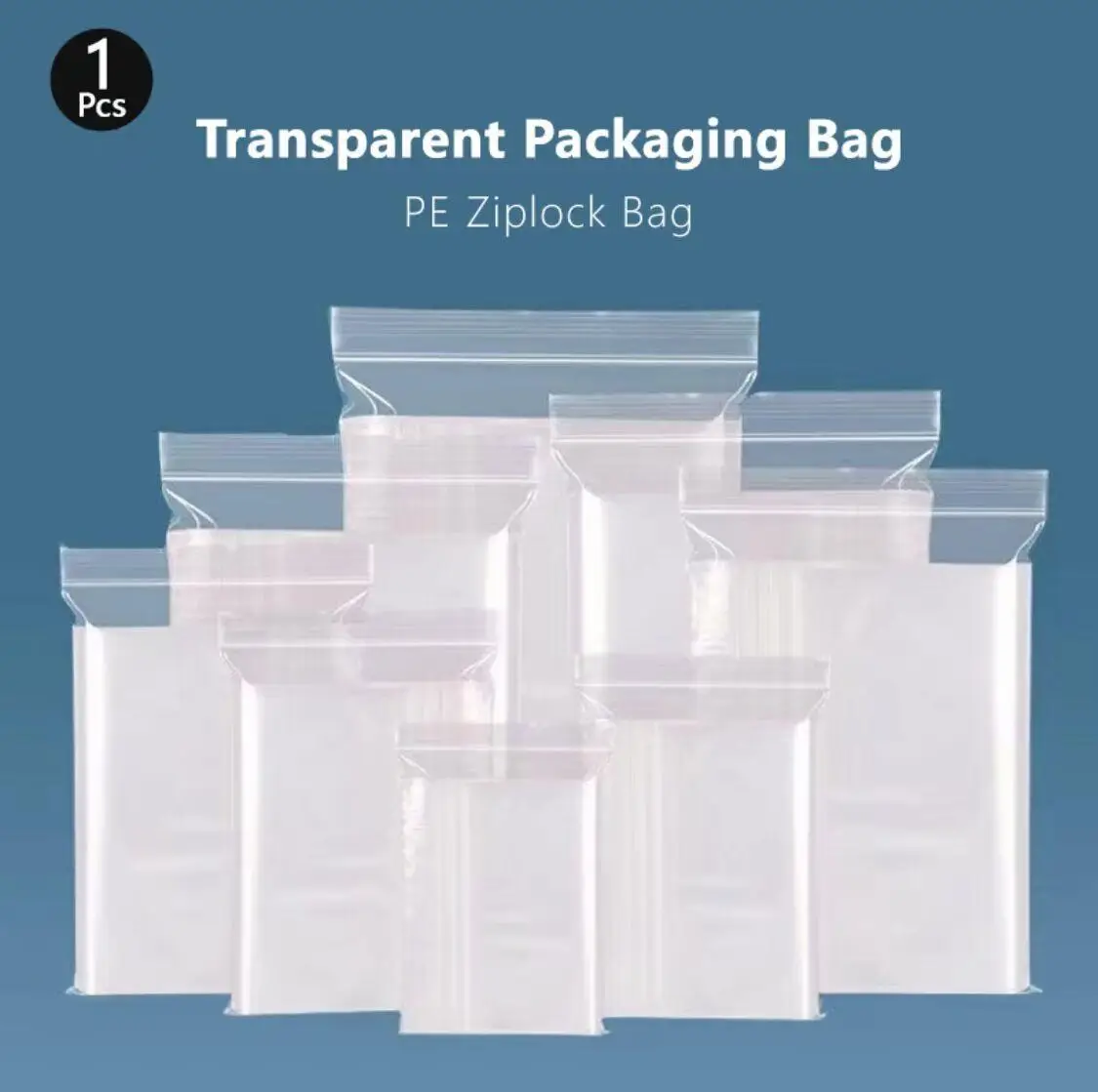 Transparent PE Plastic Packaging Bag