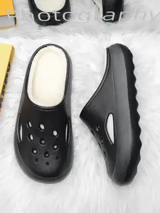 Unisex Winter Warm Eva Mules, Comfortable Outdoor Shoes, Durable Casual Design, Perfect for Home Use, Fashion Garden Shoes