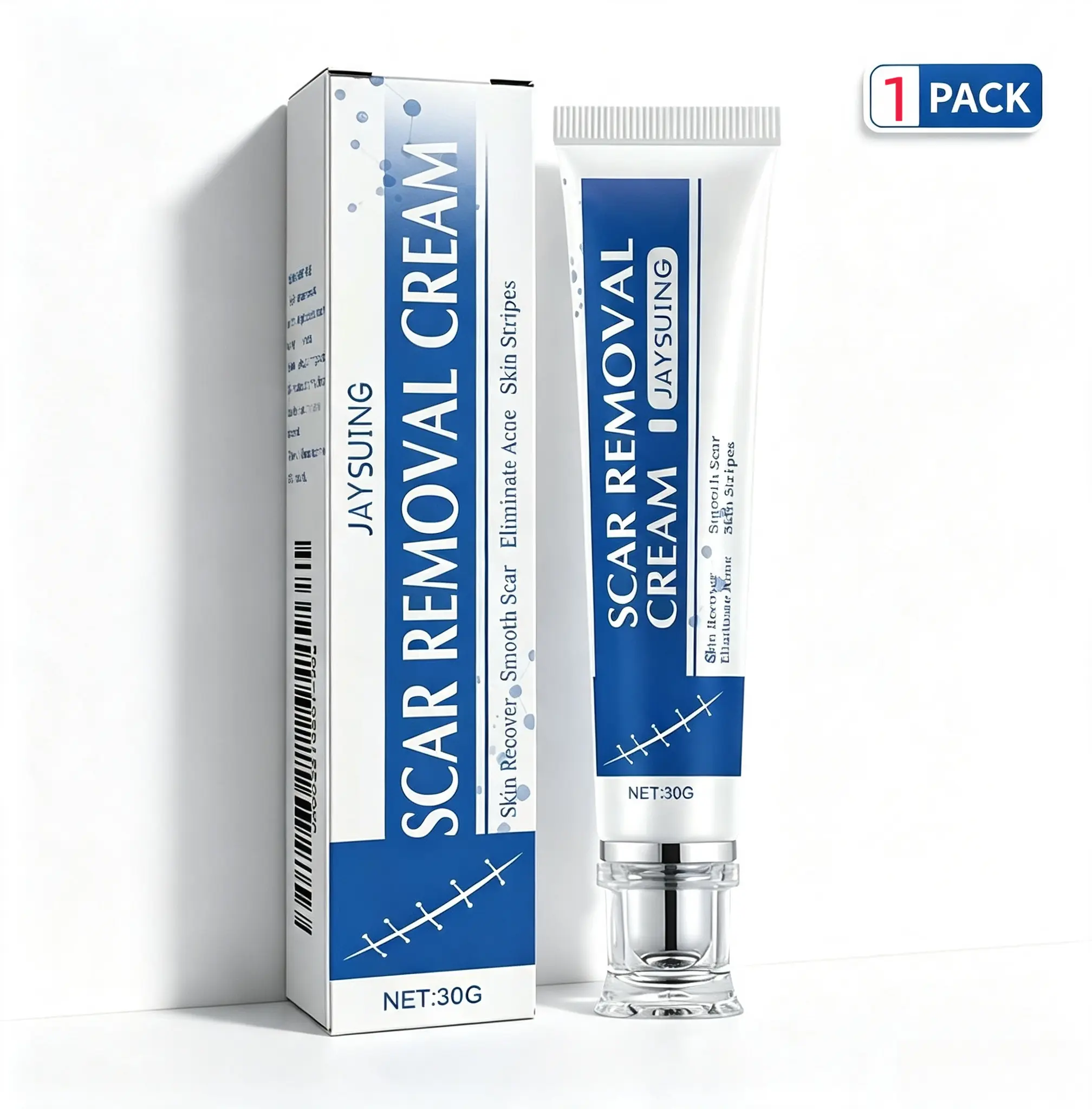 JAYSUING Advanced  Smoothing Gel -Invisible Repair for Fine Lines, Wrinkles, AcneScars & Marks I Professional SmoothingFormula for New & Old Scars I Fast-Absorbing& Non-Greasy Discoloration