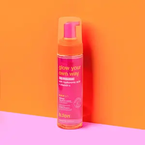 Glow Your Own Way - OG Glow Mousse | b.tan Clear Self Tanner Foam | Rinse Free, Best 1 Hour Express Sunless Tanning Water Mousse, Dark, No Transfer, Moisturizing, Lightweight, Face & Body, No Fake Tan Smell, Golden Glow, Hyaluronic Acid, Vitamin C summer