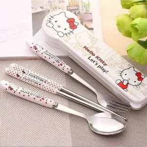 Sanrio Hello Kitty Stainless Steel Chopsticks