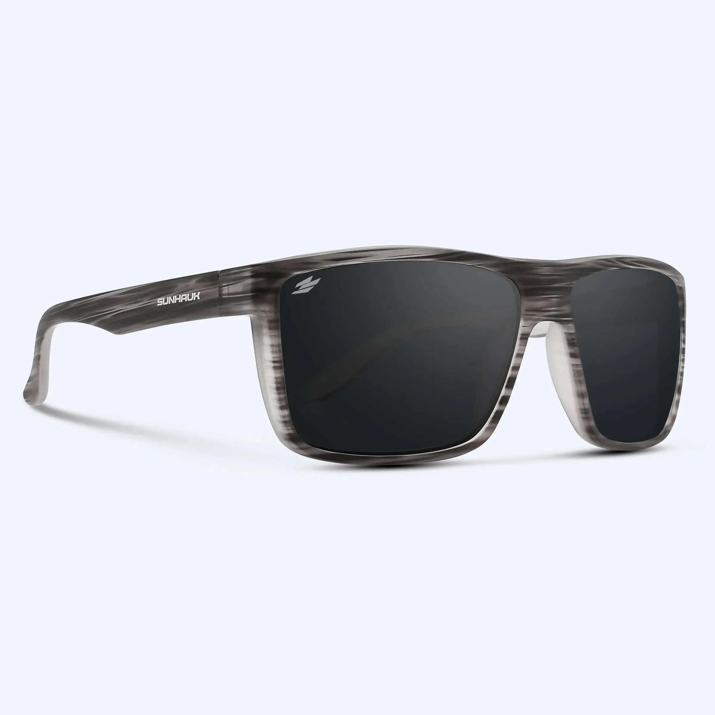 Gunmetal Timber | Terrane XL Series - Polarized, UV400 Protection, Triple-Coat Scratch Resistance, Oleophobic & Saltwater Coating