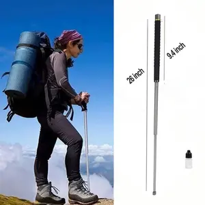 Trekking Pole for Hiking/Mountaineering Pole set:26-Inch 1.3lb  Durable Retractable Design with Comfort Grip.Durable for Camping & Outdoor Adventures.1/2pcs