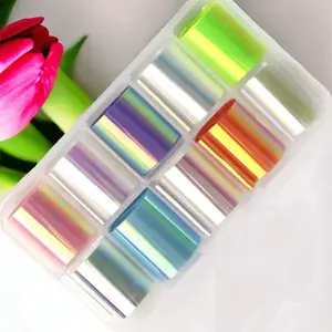 10 Piece Neon Transfer Foil