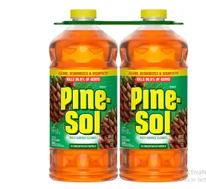 Pine-Sol Multi-Surface Cleaner Liquid Pine Scent 2 ct 120 fl oz Kills 99.9% of Germs Cleans Deodorizes Disinfects
