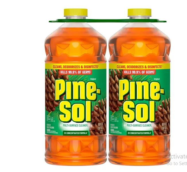Pine-Sol Household Multi-Surface Scented Cleaning Liquid, 2-Ct 120 fl oz, Kills 99.9% of Germs, Cleans, Deodorizes, Disinfects