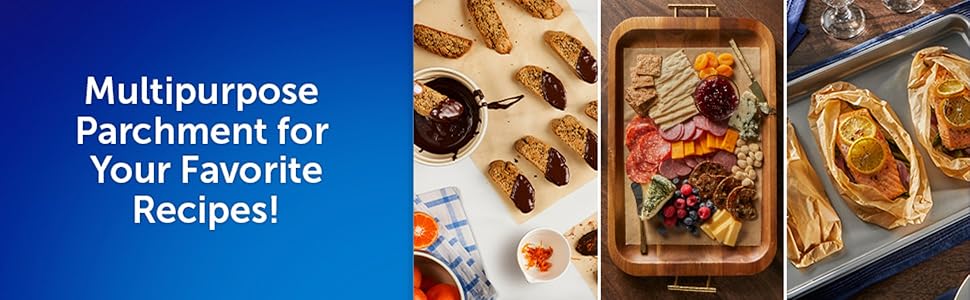 Kitchens Unbleached Parchment Paper Roll, Non Stick Parchment Paper for Cooking and Baking, Oven Safe up to 425 Degrees, Chlorine-Free, 45 Feet x 12 Inches, 45 Total Sq. Ft. : Arts, Crafts & Sewing