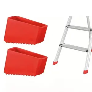 Non-Slip Rubber Ladder Feet, Replacement Safety Anti-Slip Caps for Extension Ladders, Durable Home & Industrial Use