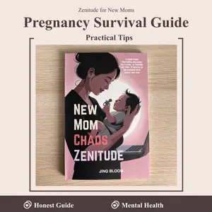 New Mom Chaos Zenitude - Pregnancy Gift Book for First-Time Moms with Mental Health Support